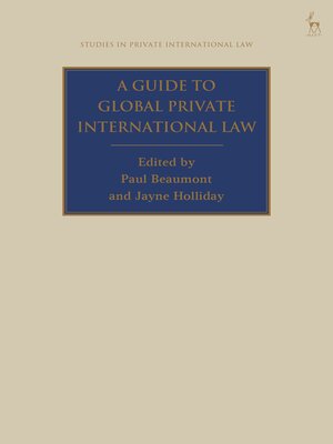 cover image of A Guide to Global Private International Law